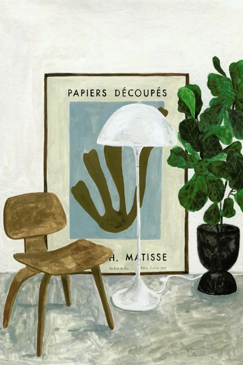 The Reading Spot tela da Isabelle Vandeplassche
