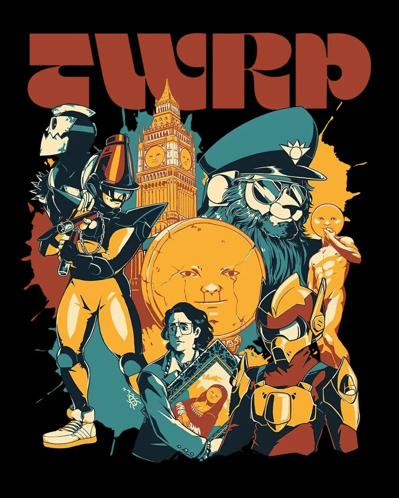 Materiale della band - tour della band twrp poster da Band Merch