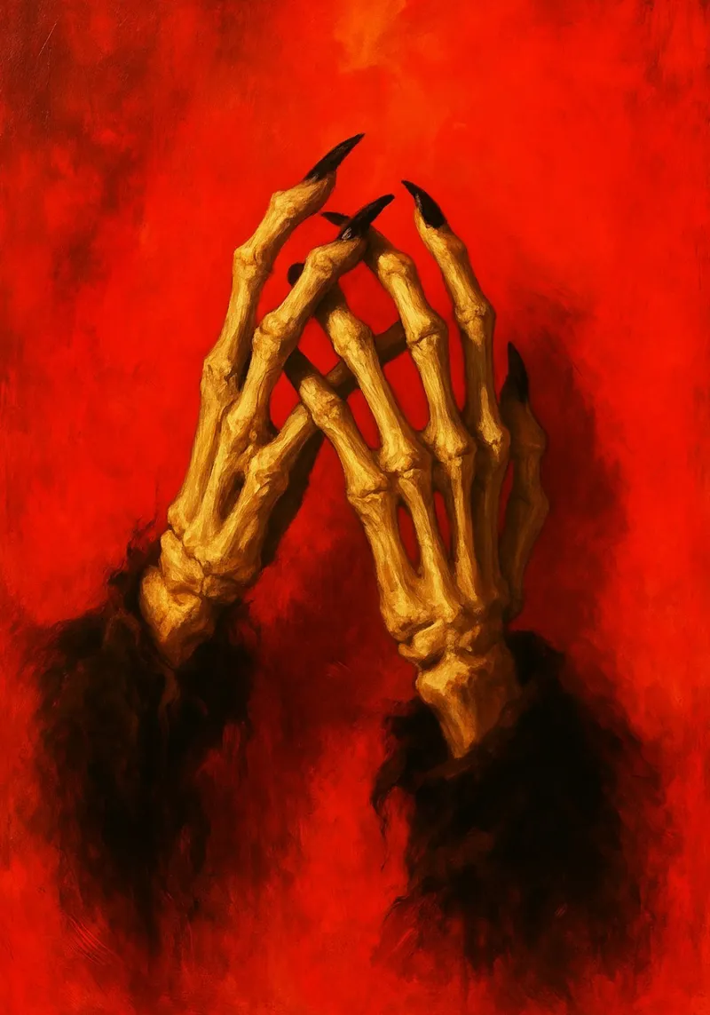Mano artigliata di Dracula pellicola backlit da Rawghenee