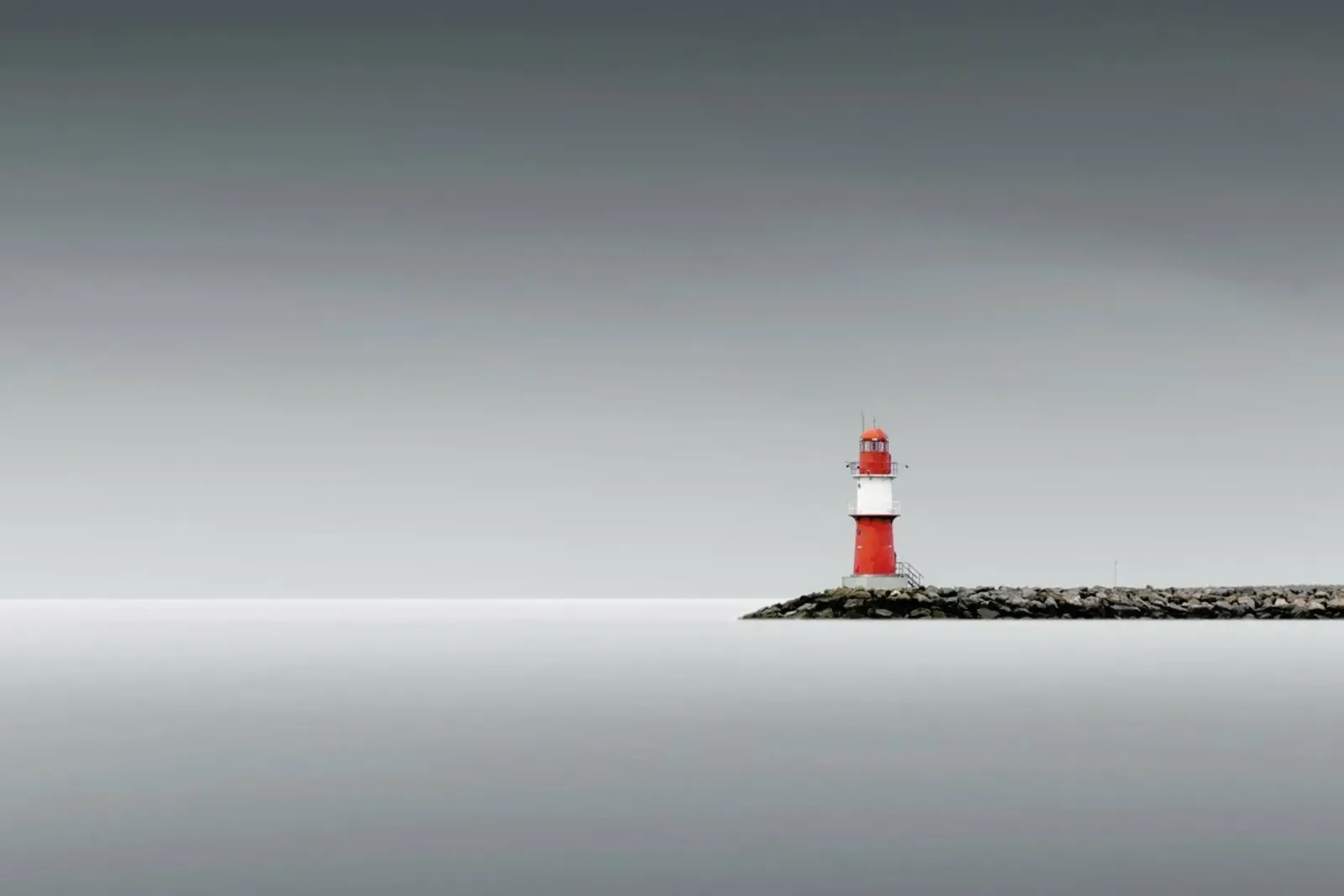 Lighthouse East | Warnemünde 2021 alluminio dibond da Håggard Photography | Ronny Behnert