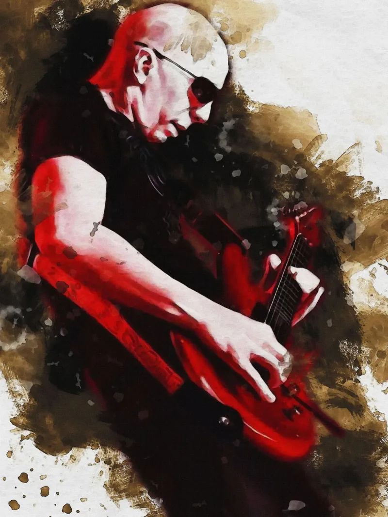 Smudge Joseph Joe Satriani pellicola backlit da Gunawan Rb