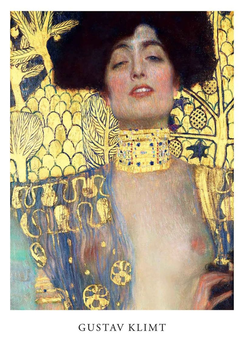 Holofernes by Gustav Klimt Poster von Super Art
