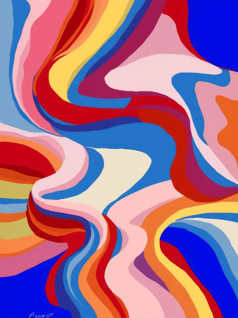 Flusso di Color Rush plexiglass da Zep Layers