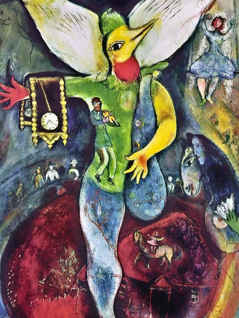 Der Gaukler, 1943 - von Marc Chagall Hahnemühle von DuncanBennett shop