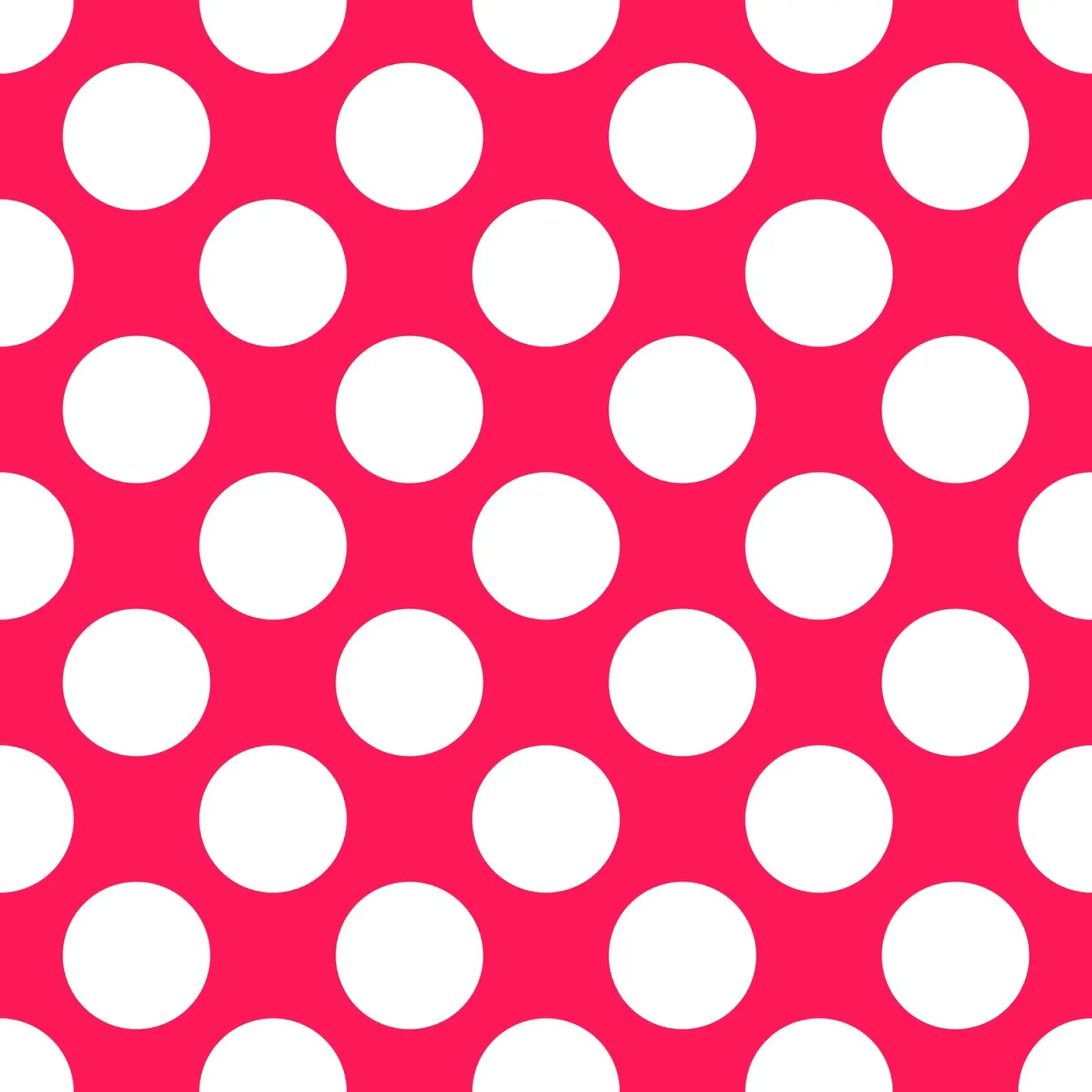 Polka Dots in Hot Pink Hahnemühle von Happy Littles