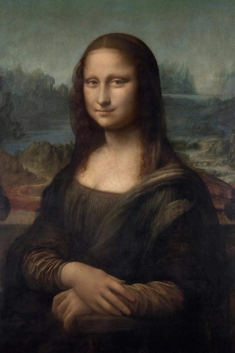 Leonardo da Vinci La Gioconda poster da 50 masterpieces