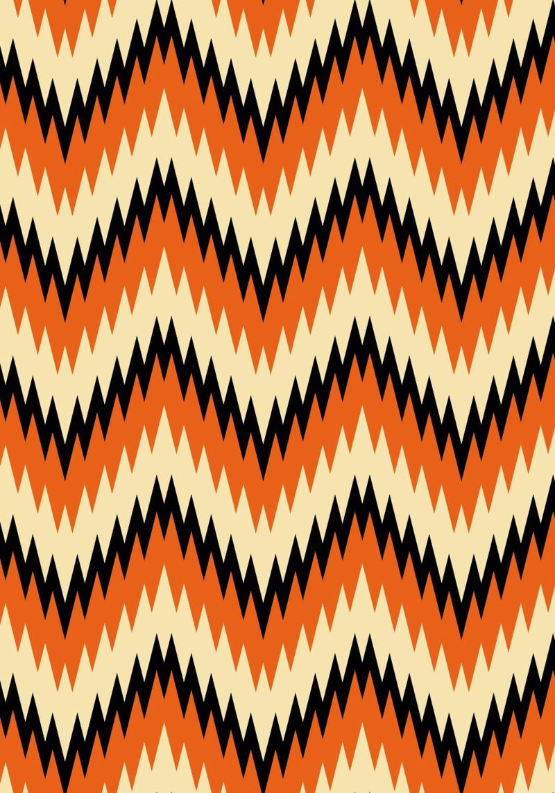 Zigzag Chevron Pattern - Modern Abstract Design Wall Art lienzo de NorwesClub