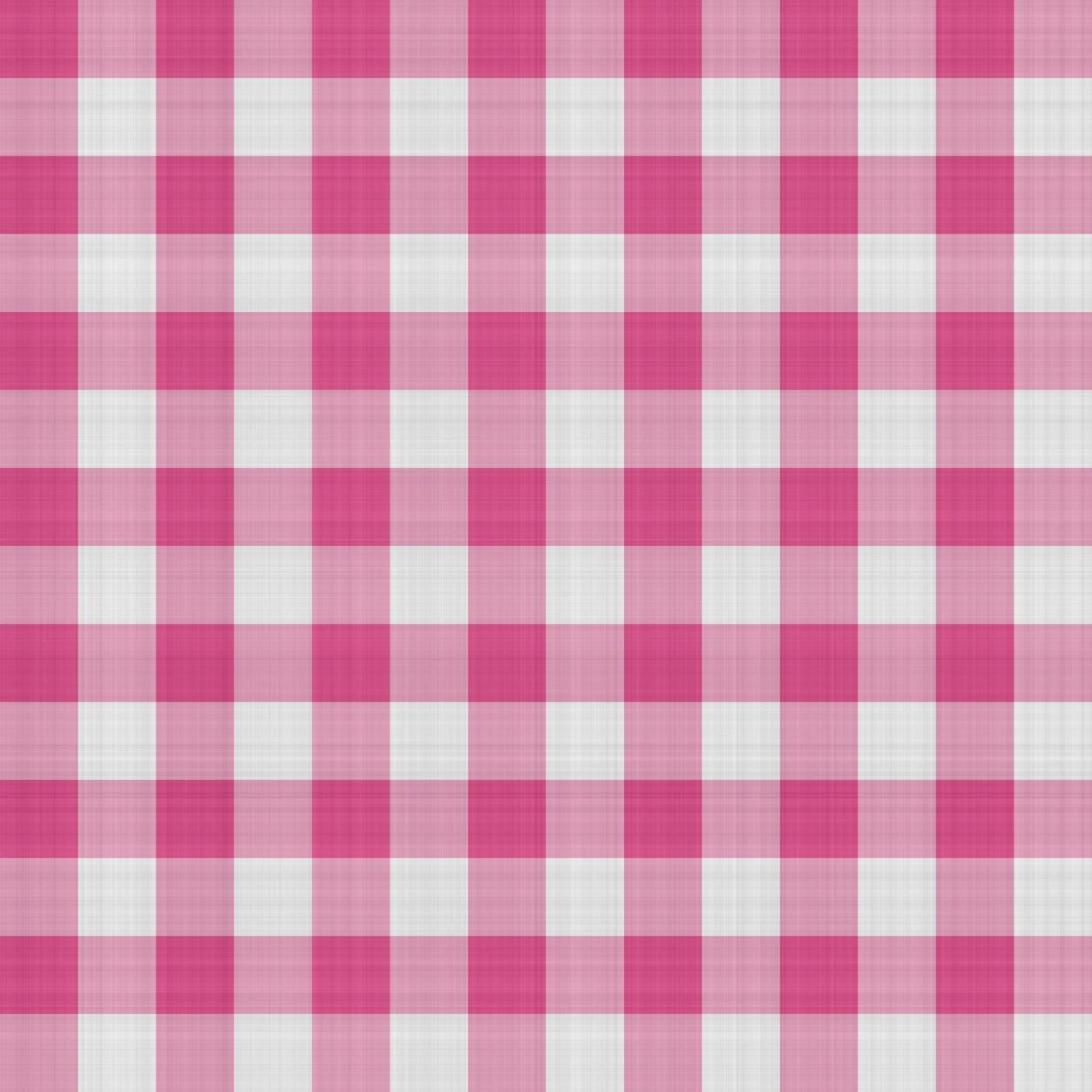Gingham in rosa intenso grande pellicola backlit da Happy Littles