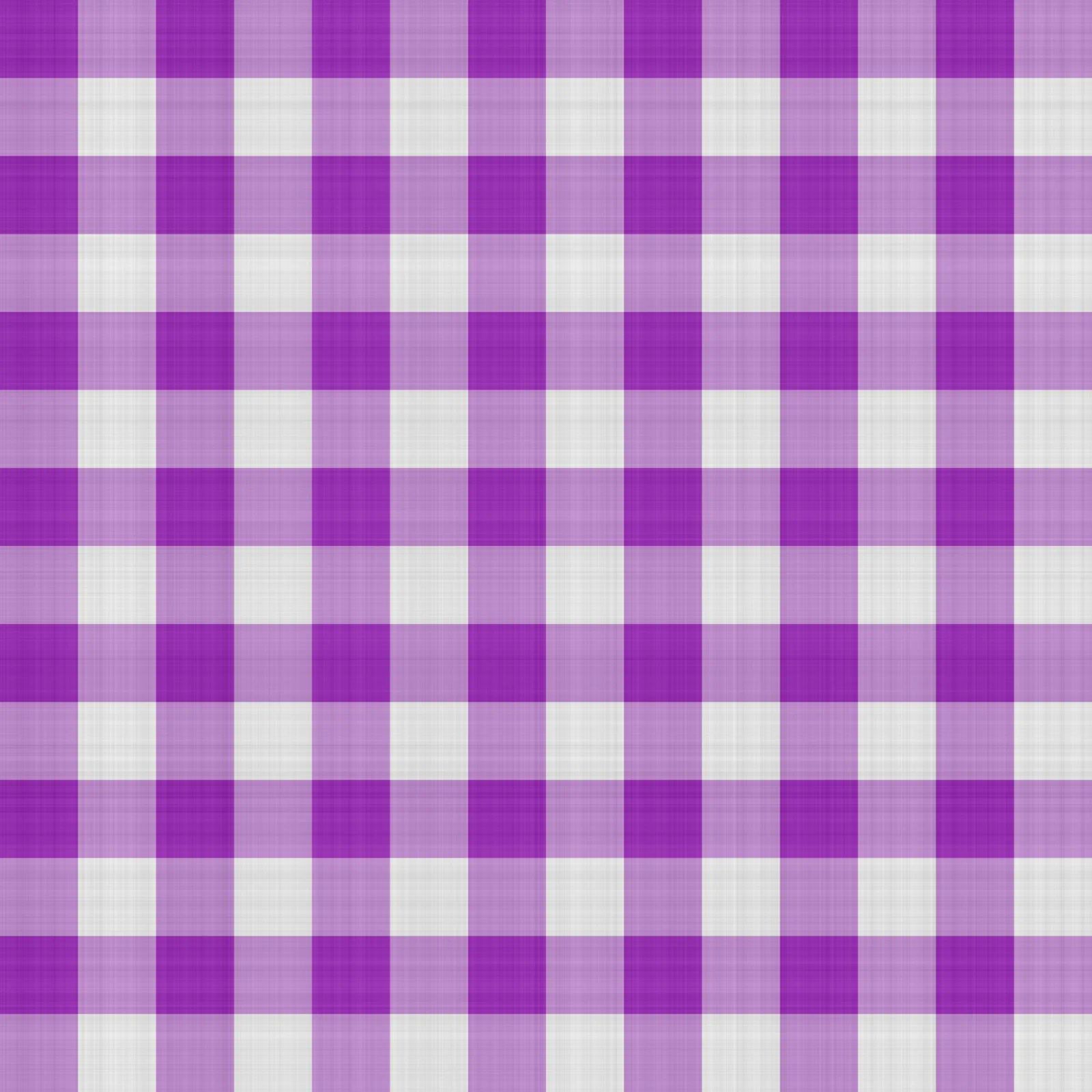 Gingham in viola chiaro grande plexiglass da Happy Littles