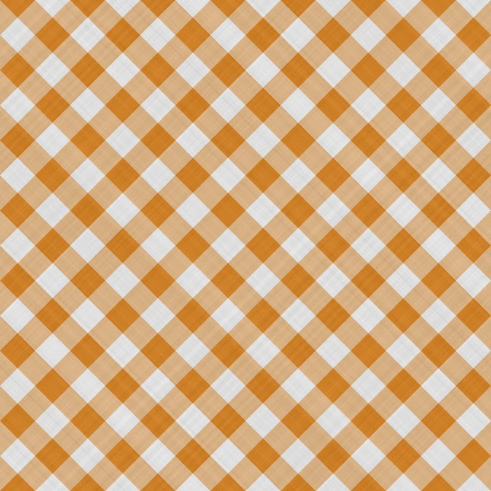 Gingham in arancione pellicola backlit da Happy Littles