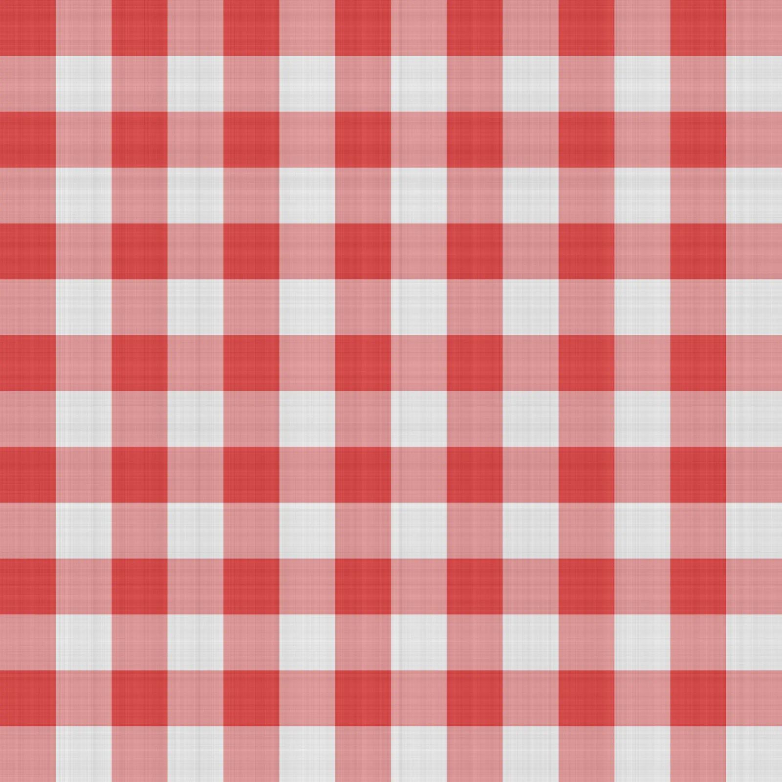 Gingham in rosso grande pellicola backlit da Happy Littles