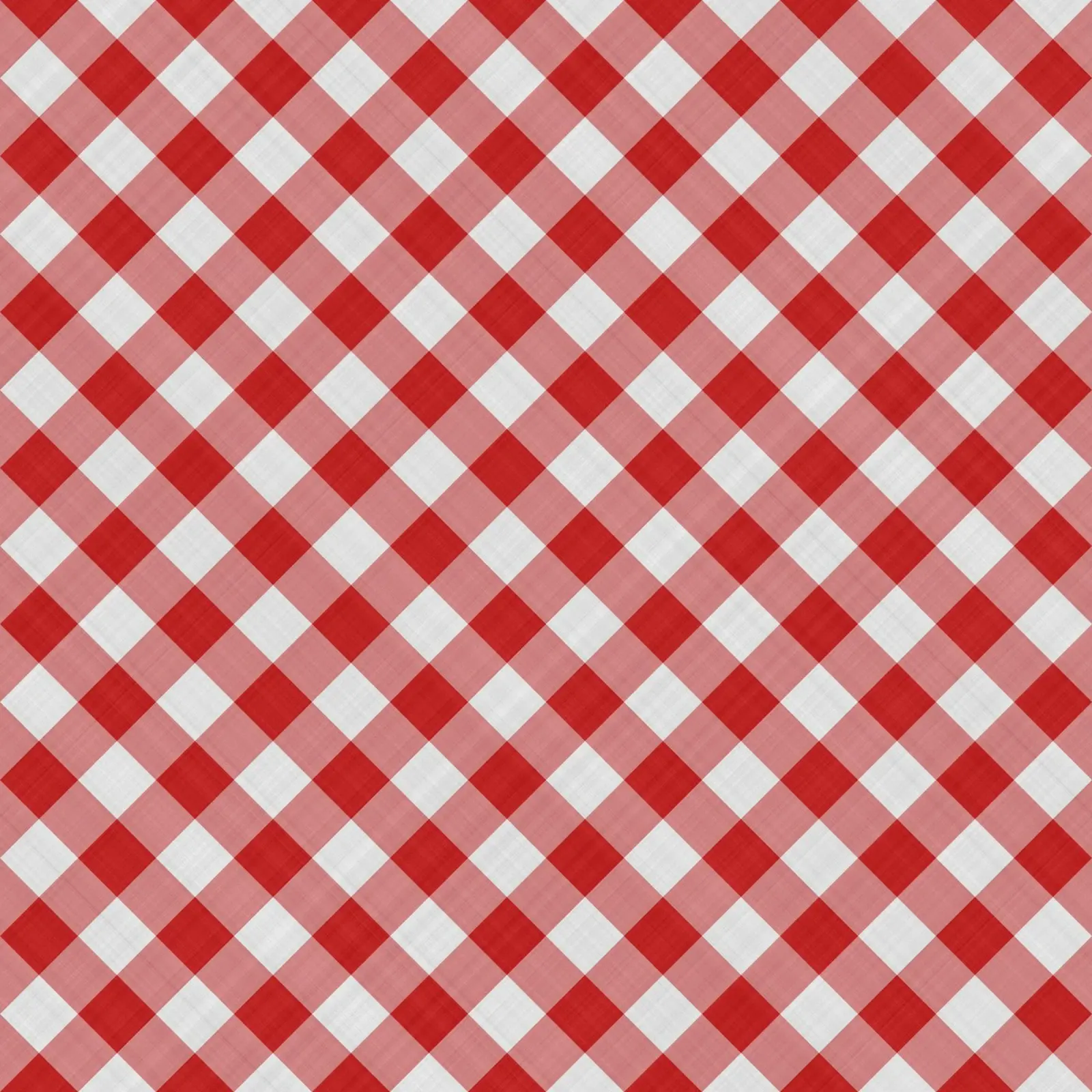 Gingham in rosso pellicola backlit da Happy Littles