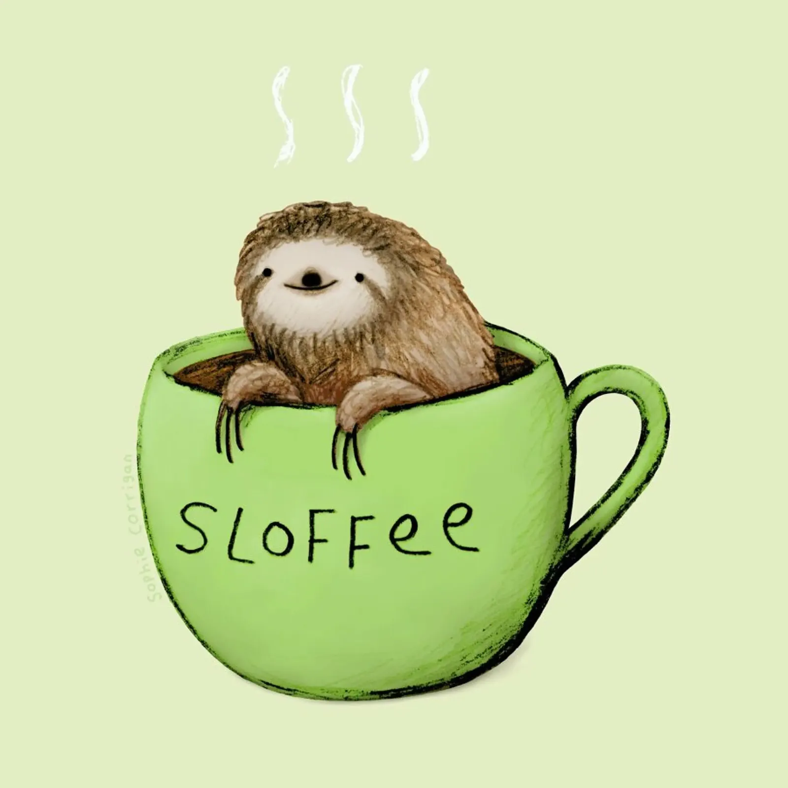 Sloffee pellicola backlit da Sophie Corrigan