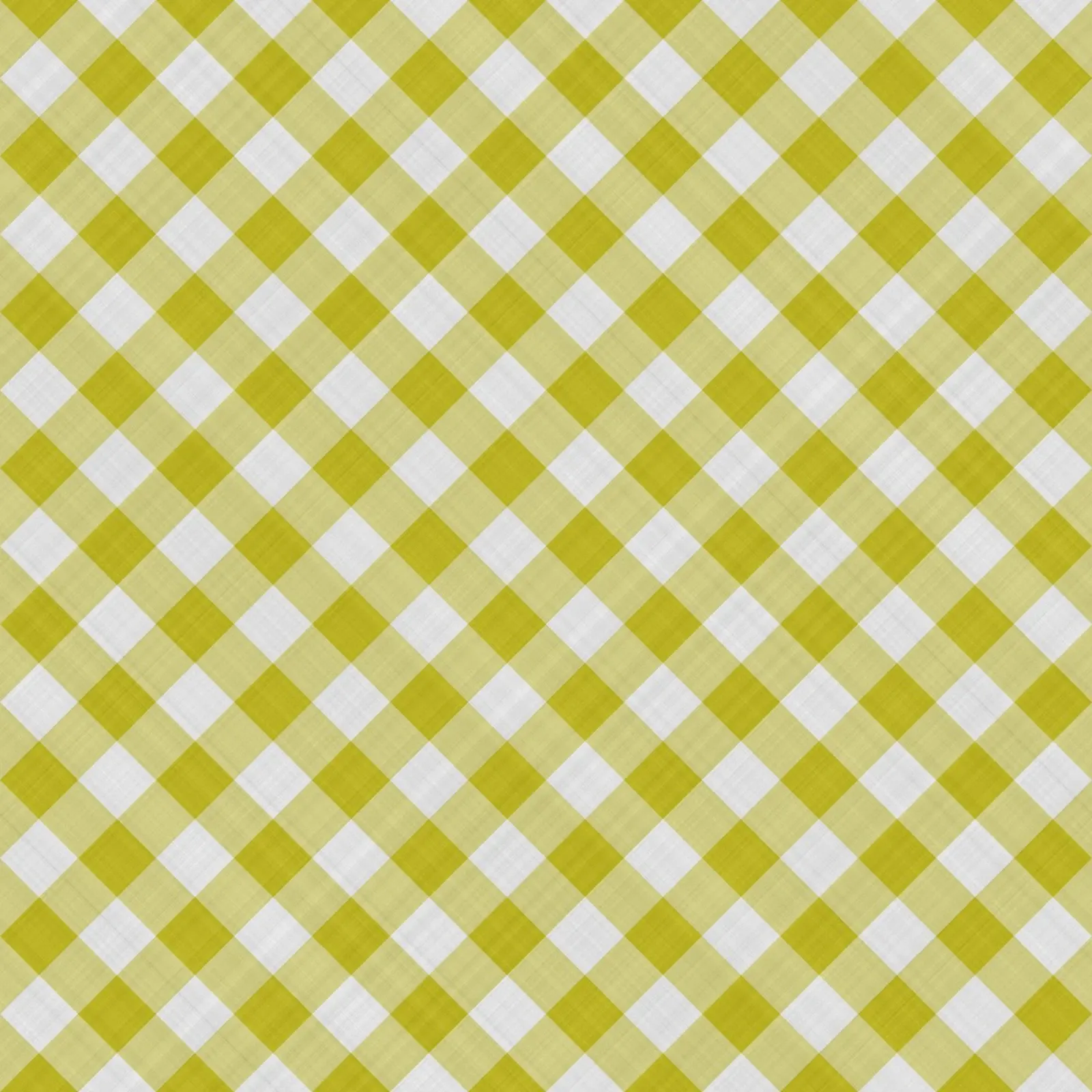 Gingham in giallo alluminio dibond da Happy Littles