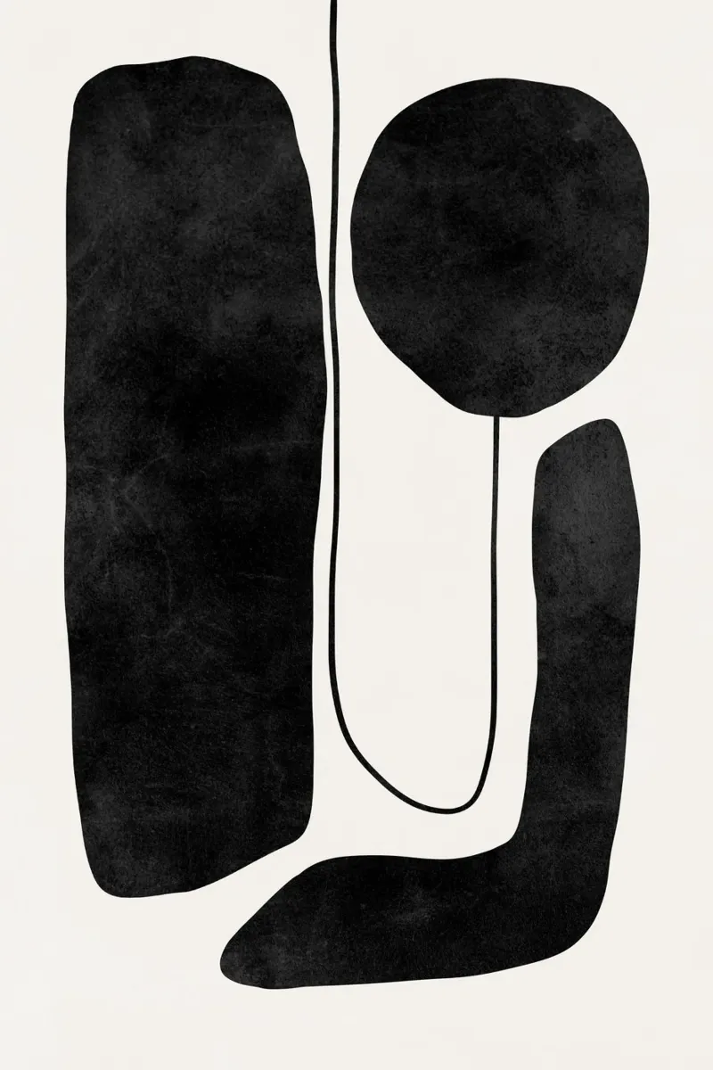 Abstract Modern Art, Minimalist Print canvas by AbstractPrints