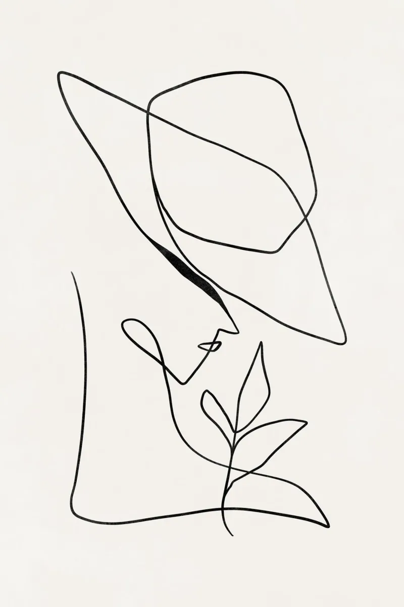 Minimalist Modern Art, Abstract Print hahnemühle by AbstractPrints