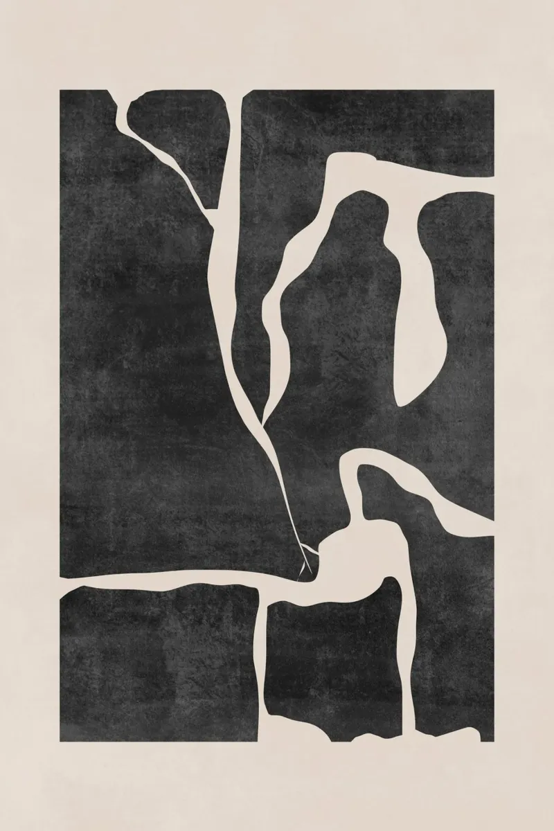 Abstract Botanical Prints, Minimalist Botanical Art, Matisse canvas by AbstractPrints