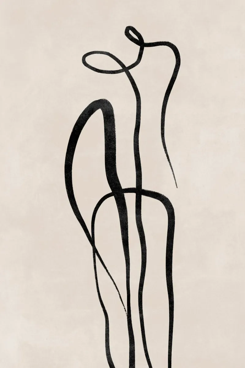 Stampa astratta dell'onda, Arte moderna carta hahnemühle da AbstractPrints