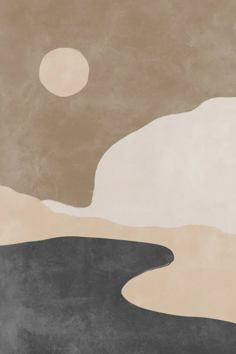 Impresión abstracta de montaña, arte de pared de naturaleza poster de AbstractPrints