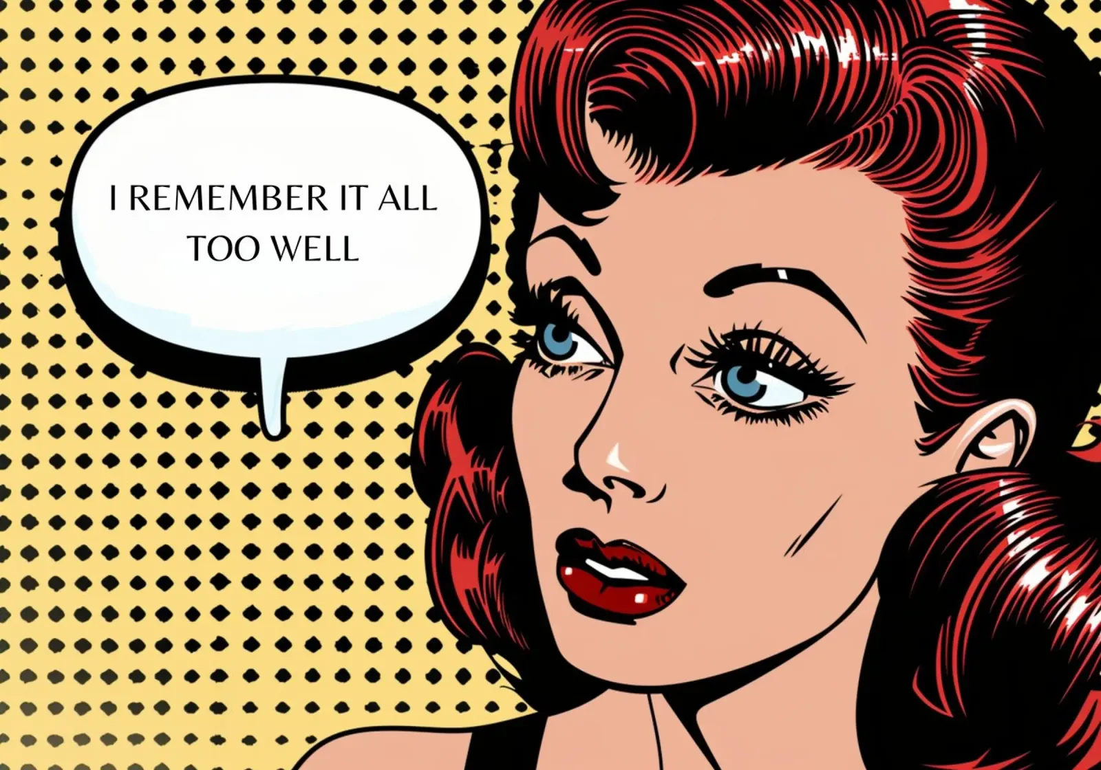 Retro Pop: Cómic "I Remember It All Too Well hahnemühle de NorwesClub