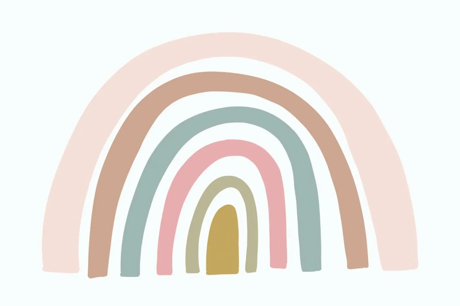 Pastel Rainbow Hahnemühle von Lila x Lola