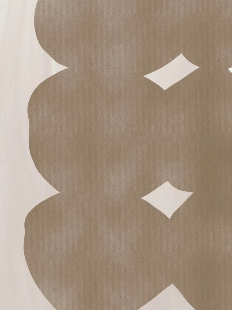Marrone tenue minimalista poster con telaio in alluminio da Little Dean