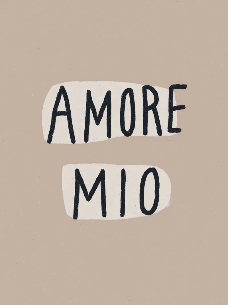 Amore Mio, Boho Chic carta hahnemühle da Carinaprint