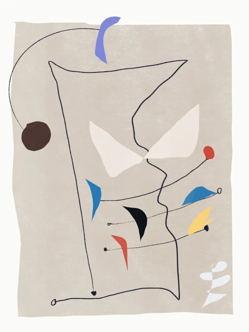 Forme minimaliste equilibrate carta hahnemühle da Little Dean