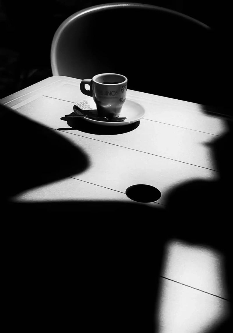tazza da caffè pellicola backlit da Abstract Botanical Art
