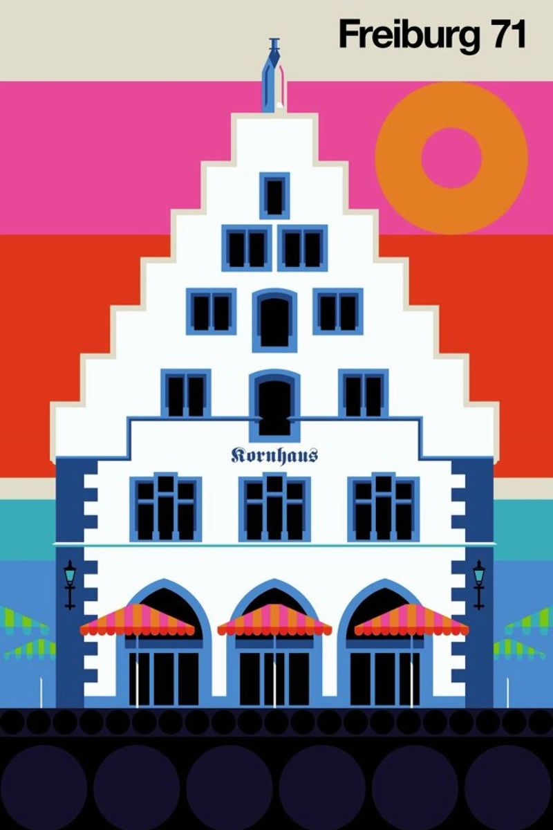 Freiburg 71 Poster von Bo Lundberg