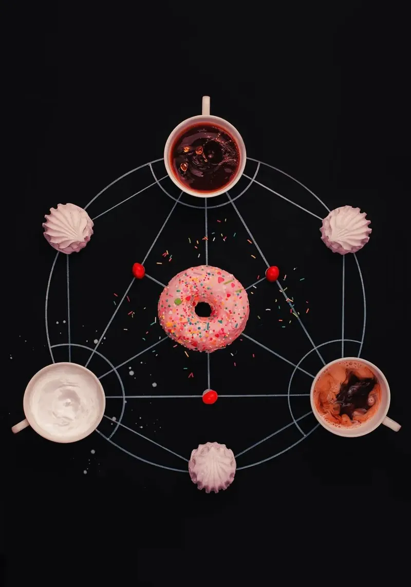 ciambella poster con telaio in plastica da Luke Yaeger