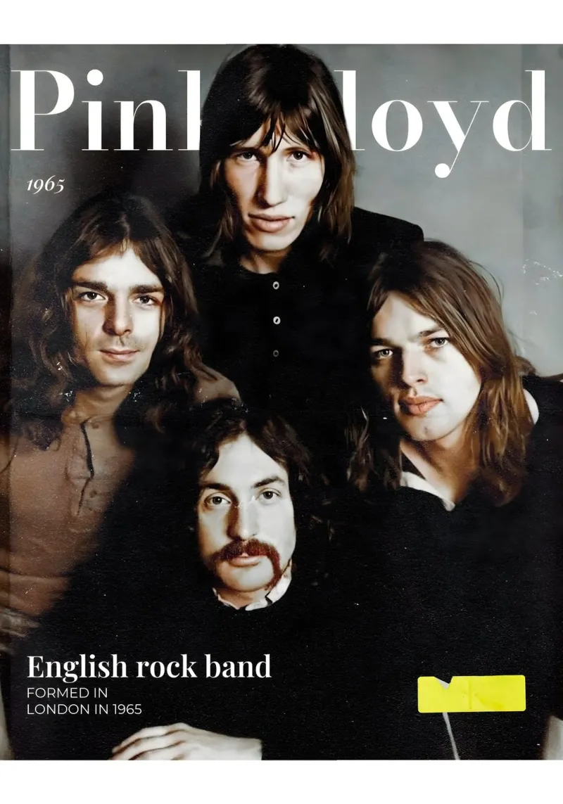 Pink Floyd plexiglass da Low poly art