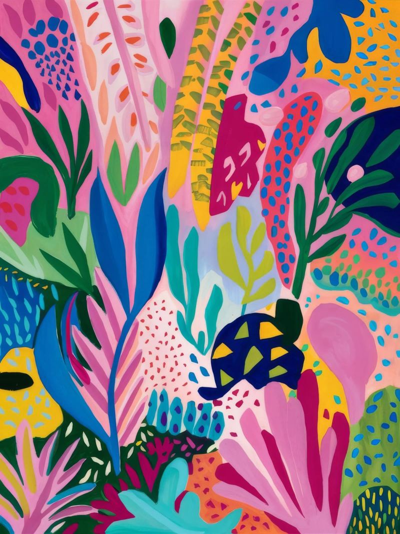 Wild Botanic Rhapsody poster by Zep Layers