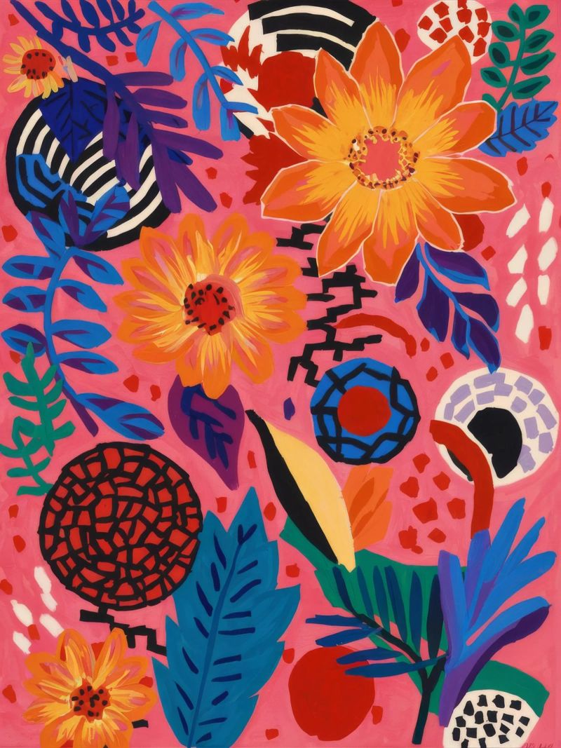 Sonnenschliff Flora Echo Poster von Zep Layers