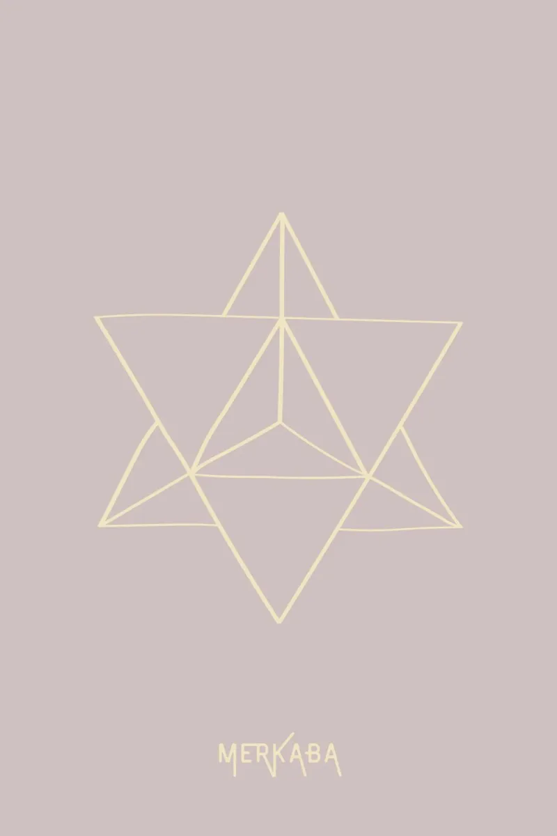 Merkaba alluminio dibond da AESTHETIC VIBES by Isabel