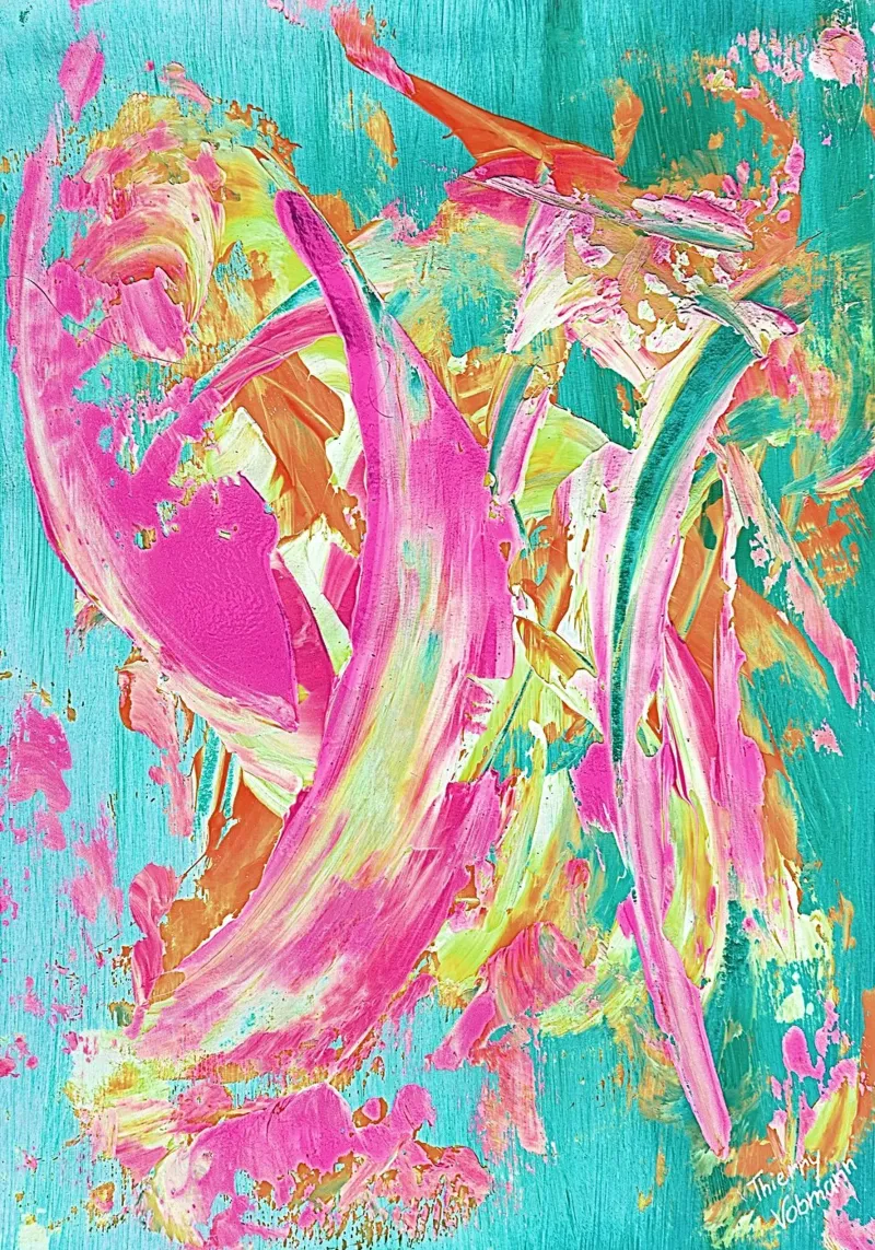 IDEAL GIFT 23 invers pellicola backlit da Thierry Vobmann Abstract painting