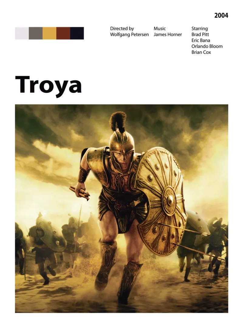 Troya Alu-Dibond von 🎞 The Movie Wall