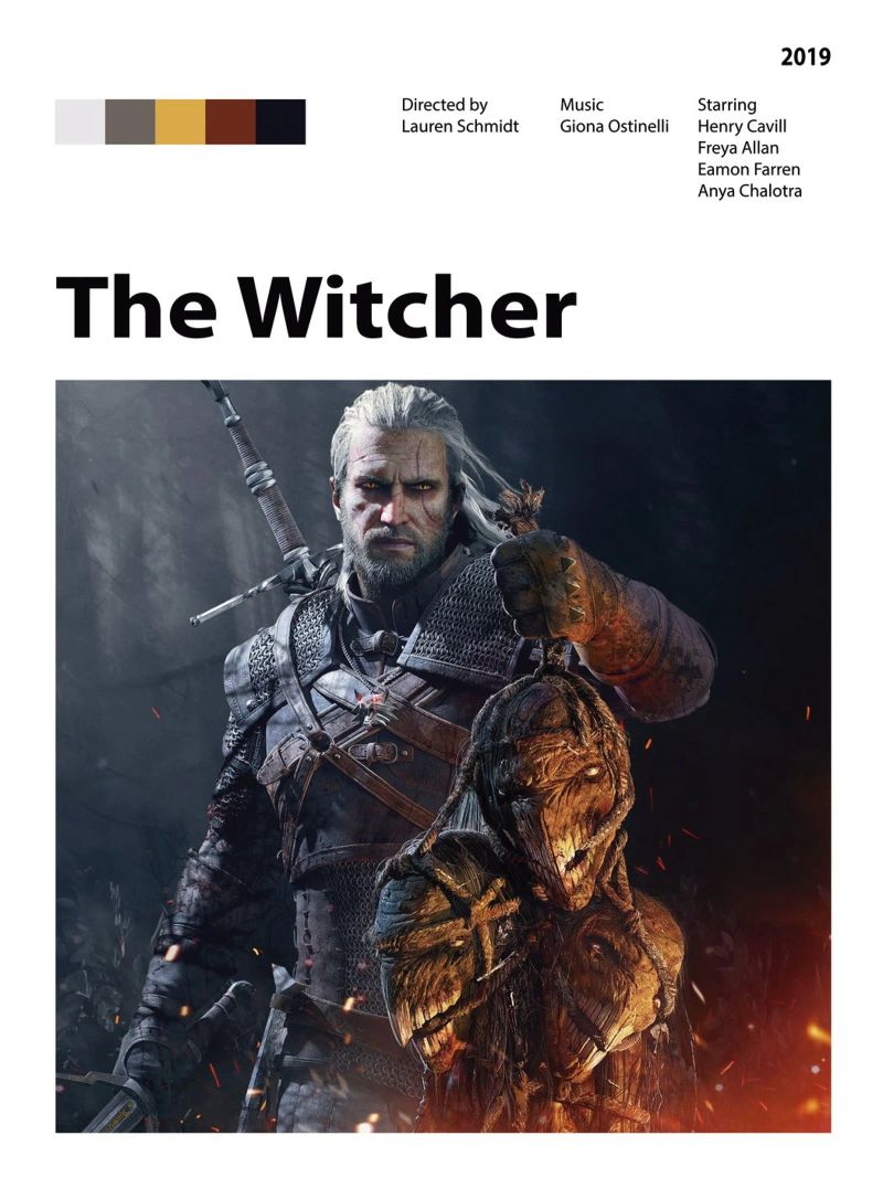 The Witcher poster by The Movie Wall