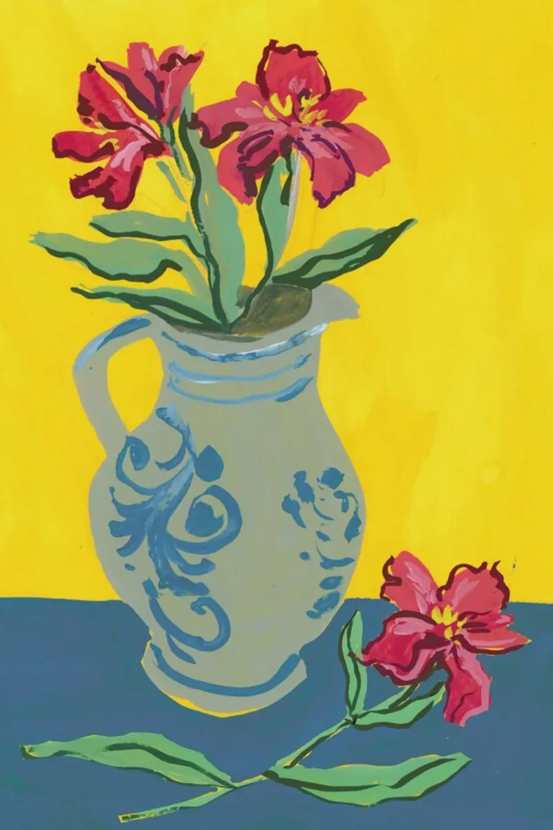 Flowers In A Jug pellicola backlit da Sonia Brittain