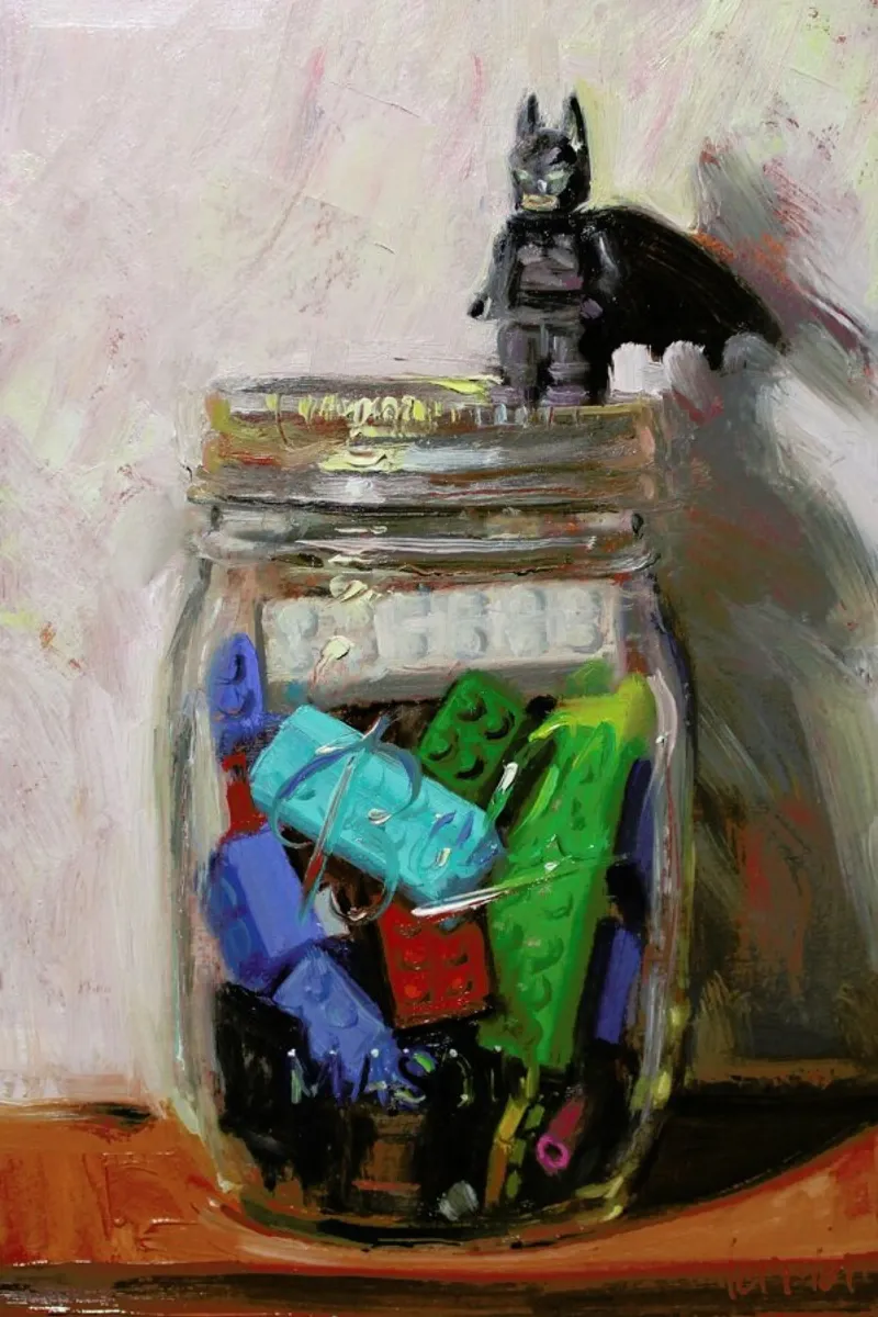 Jar Of Lego hahnemühle by Noah Verrier