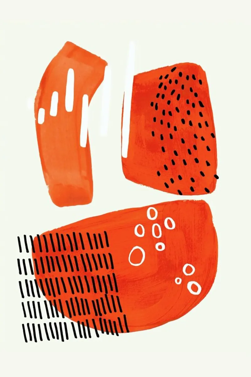 Ocean Coral poster met aluminium frame van EnShape