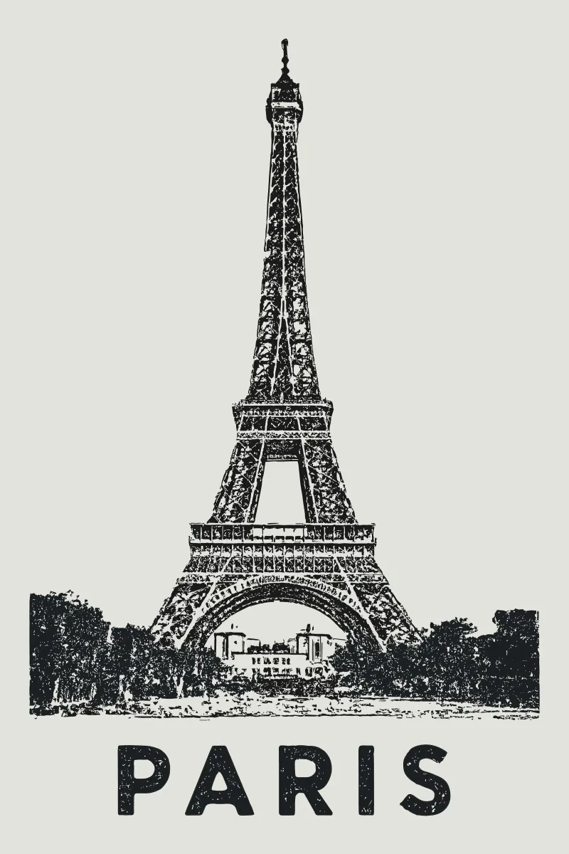 Urban Icon: Paris pellicola backlit da Studio Mooodz