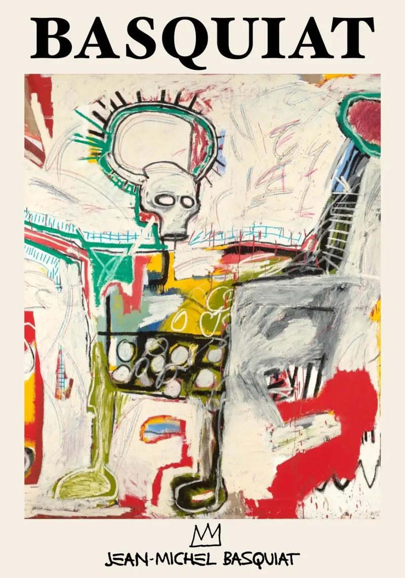 Basquiat "Untitled (Skull Dog)" Neo-Expressionist Raw Power canvas by NorwesClub