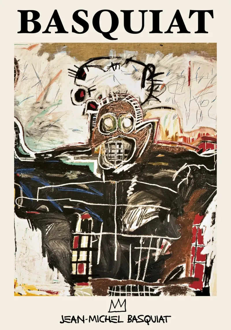 Basquiat "Untitled (Boxer)" Neo-Expressionist Strength Icon canvas by NorwesClub