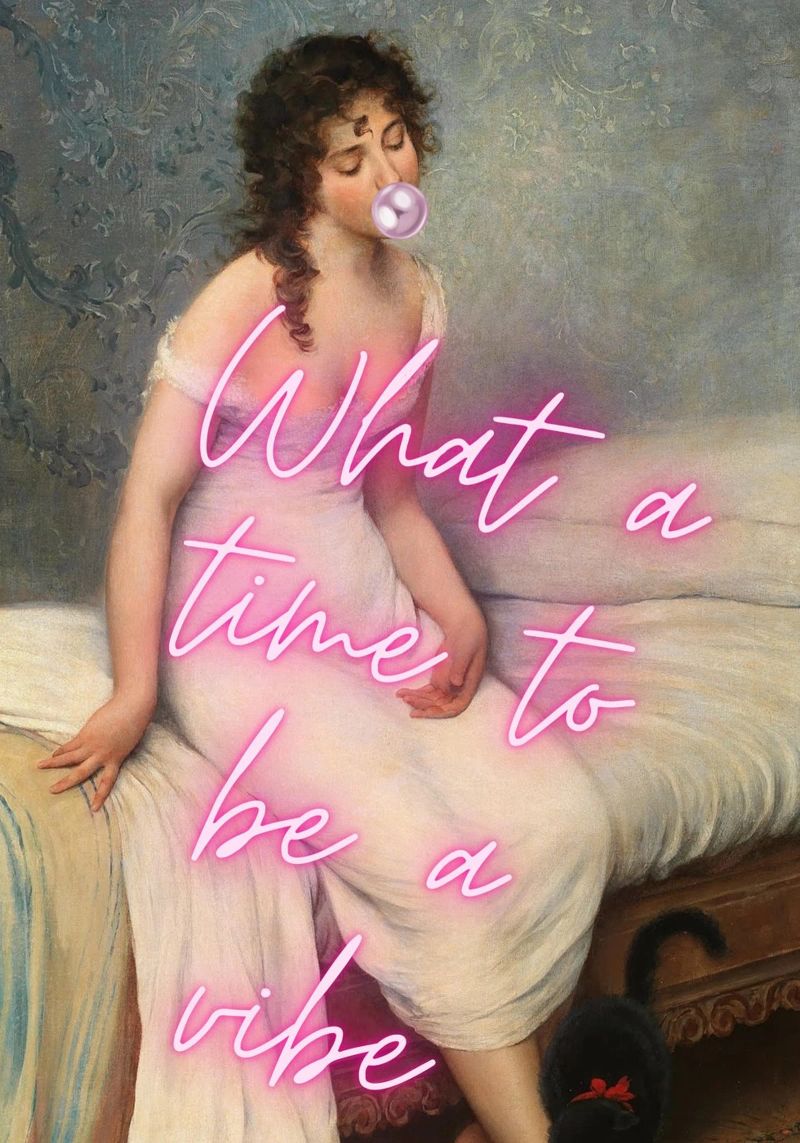 "Time to Be a Vibe" - Pop Art, Remix classico, Trendy, Chill alluminio dibond da NorwesClub