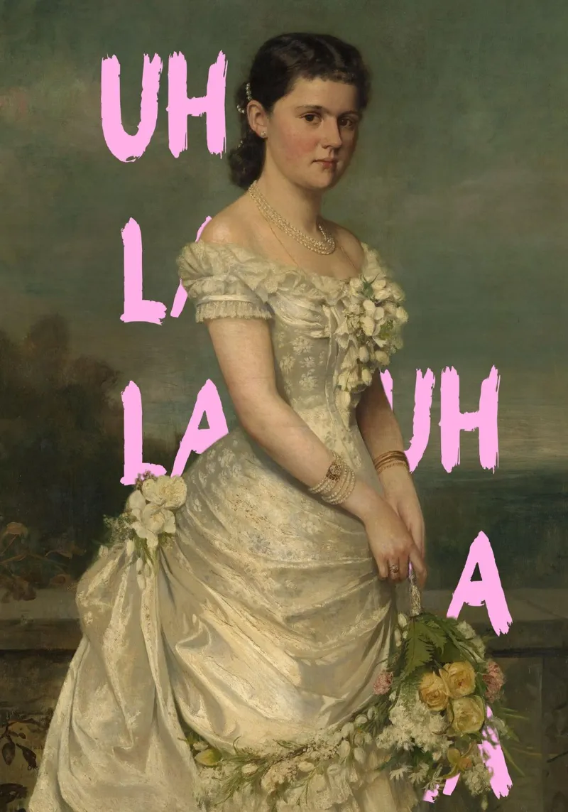 "Uh La La Princess" - Pop Art, Remix classico, giocoso, reale pellicola backlit da NorwesClub