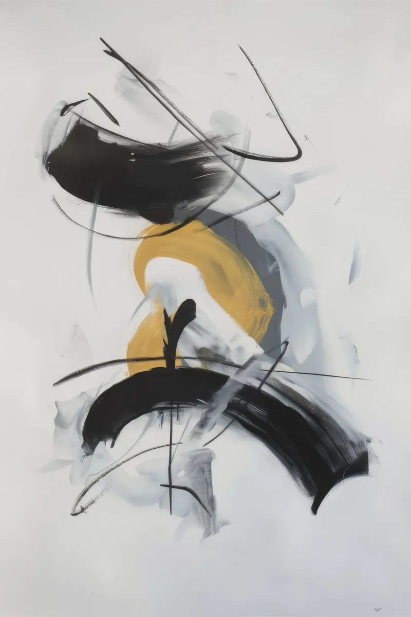 Zwaartekracht Loop Strike canvas van Monarch Arc
