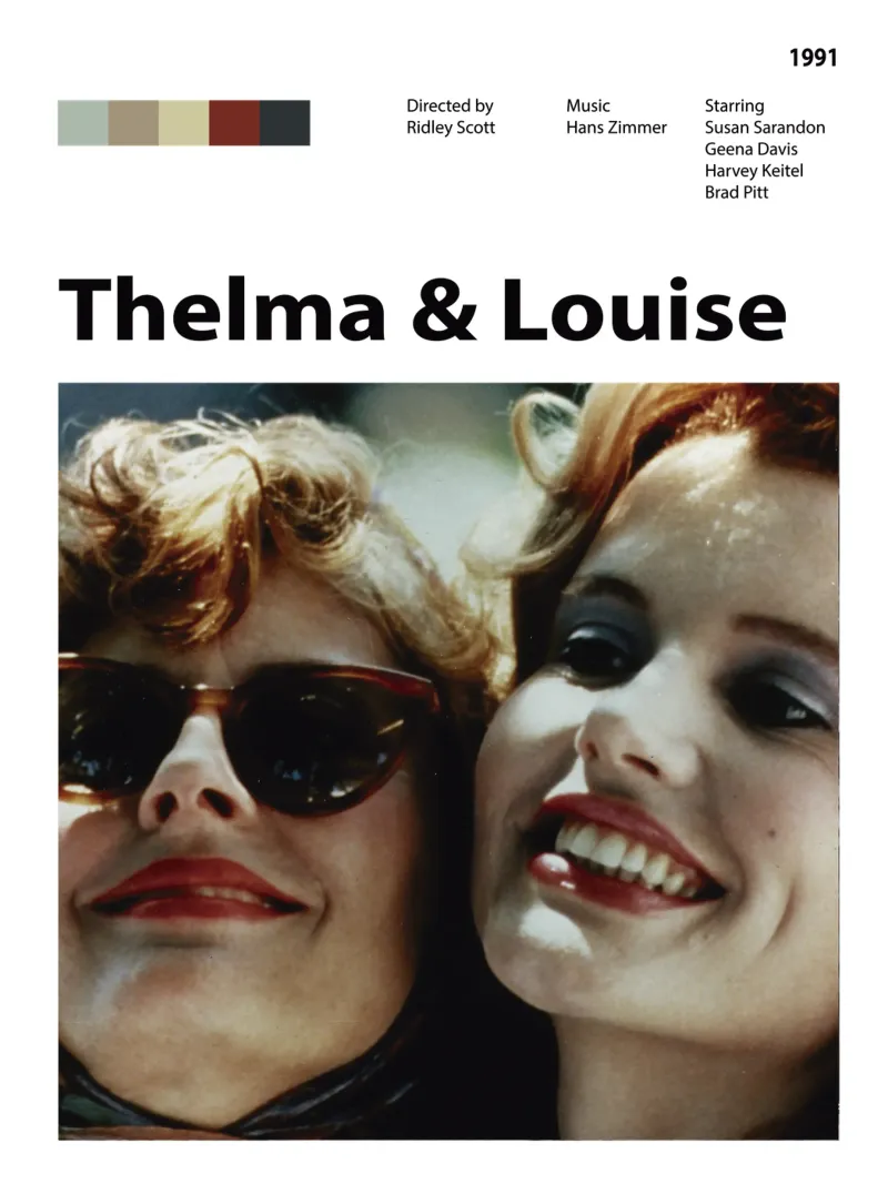Thelma & Louise carta hahnemühle da 🎞 The Movie Wall
