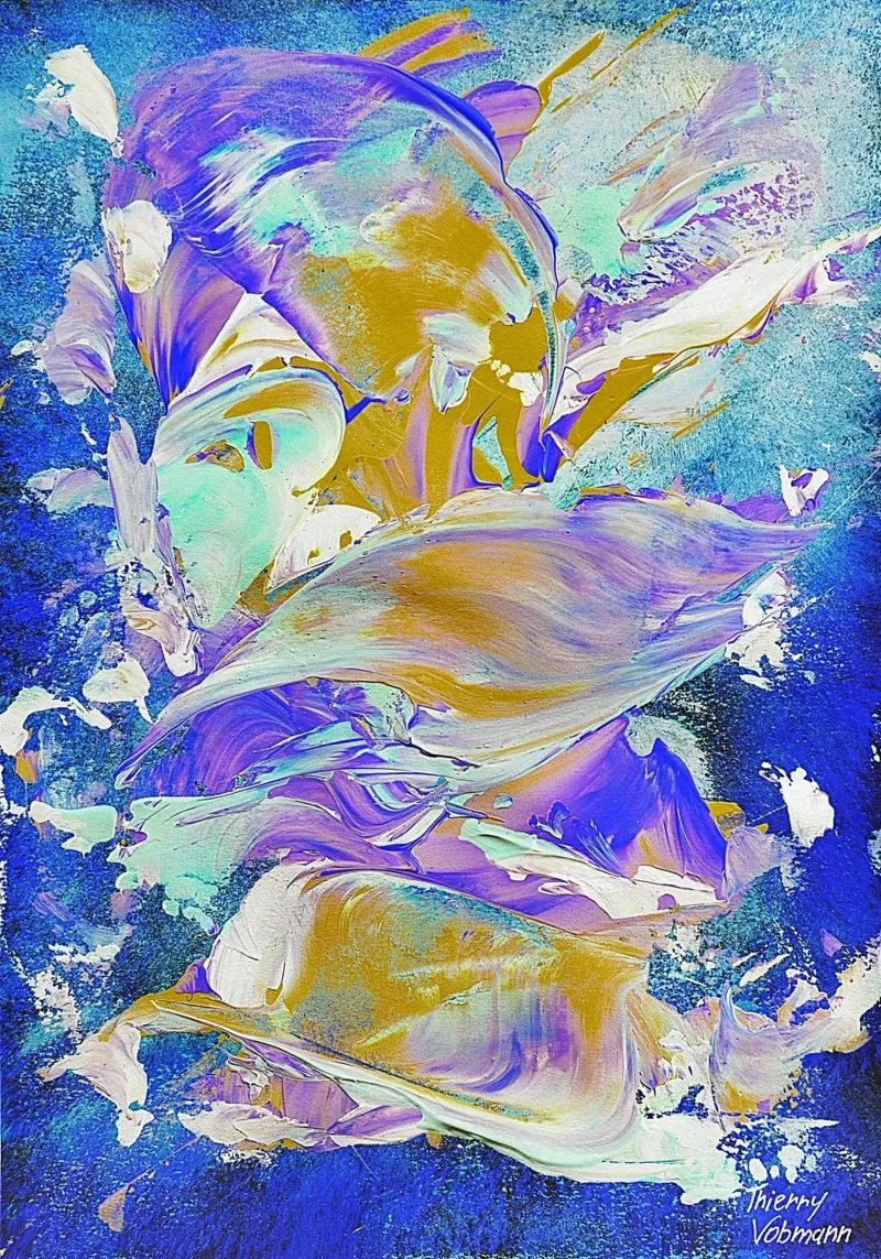 IDEAL GIFT 24 invers pellicola backlit da Thierry Vobmann Abstract painting