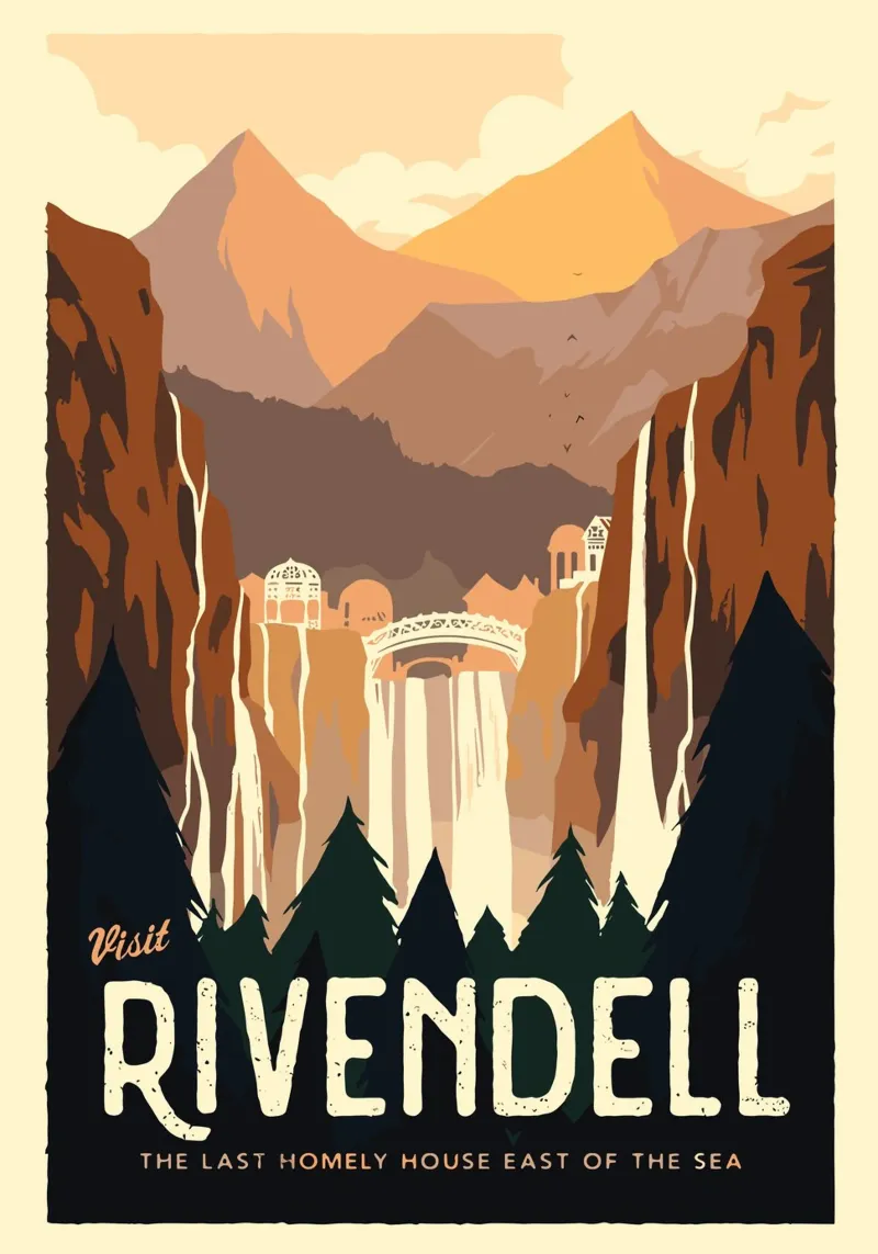Rivendell pellicola backlit da carrie Shop